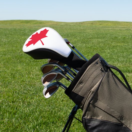 Couvre-club De Golf Feuille d'érable canadienne (In Situ)