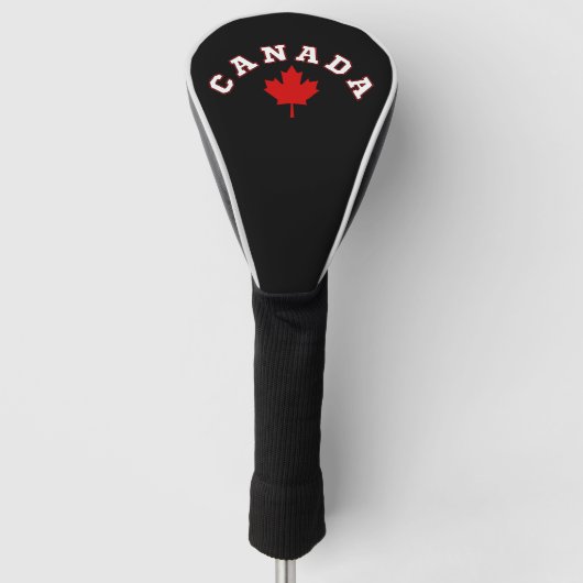 Couvre-club De Golf Feuille d'érable du Canada (Devant)