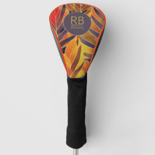Couvre-club De Golf Feuilles d'automne