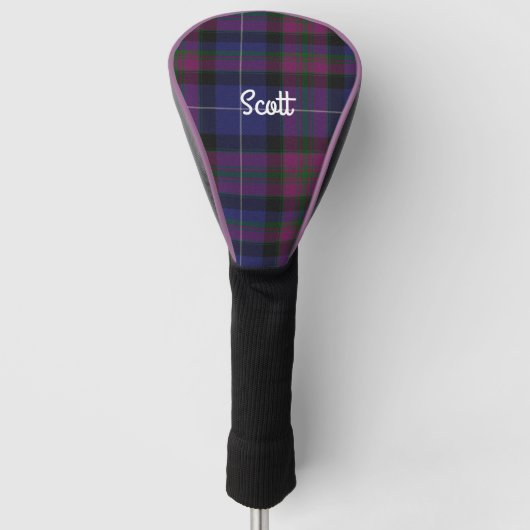 Couvre-club De Golf Fierté écossaise Tartan Plaid Driver Cover (Devant)