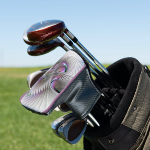 Couvre-club De Golf Figure de fantaisie timide abstraite moderne Art f