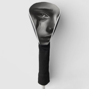 Couvre-club De Golf Fille avec des larmes