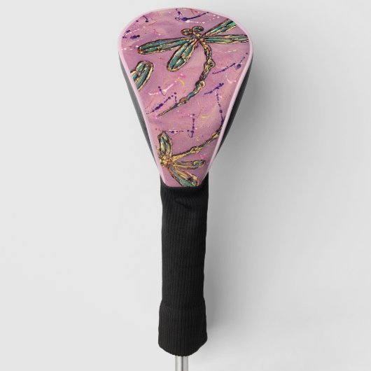 Couvre-club De Golf Fizz rose Flit Dragonfly (Devant)