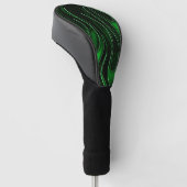 Couvre-club De Golf Flammes vertes (Incliné)