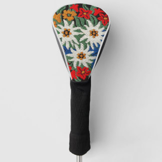 Couvre-club De Golf Fleur alpine suisse Edelweiss