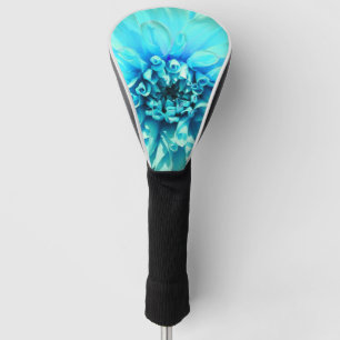 Couvre-club De Golf Fleur bleu clair Dahlia