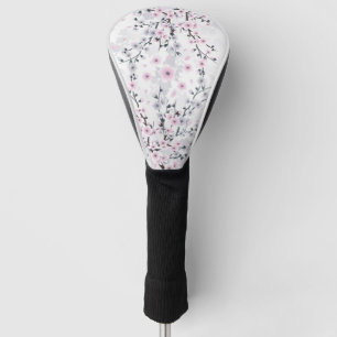 Couvre-club De Golf Fleur de cerisier rose pâle