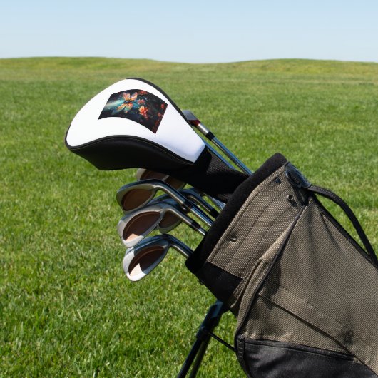 Couvre-club De Golf Fleur de libellules - Verre tendu (In Situ)