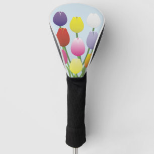Couvre-club De Golf Fleur de tulipe