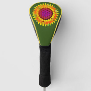 Couvre-club De Golf Fleur De Vie - Fleur Géométrique 4