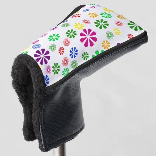 Couvre-club De Golf Fleurs (Devant 3/4)