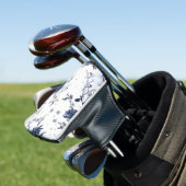 Couvre-club De Golf Fleurs bleues (In Situ)