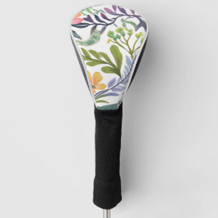 Couvre-club De Golf Fleurs de printemps Champs de fleurs