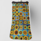 Couvre-club De Golf Fleurs de soleil (Tourné à 90°)