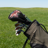 Couvre-club De Golf Fleurs Lily et papillon (In Situ)