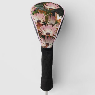 Couvre-club De Golf Fleurs marguerites africaines roses