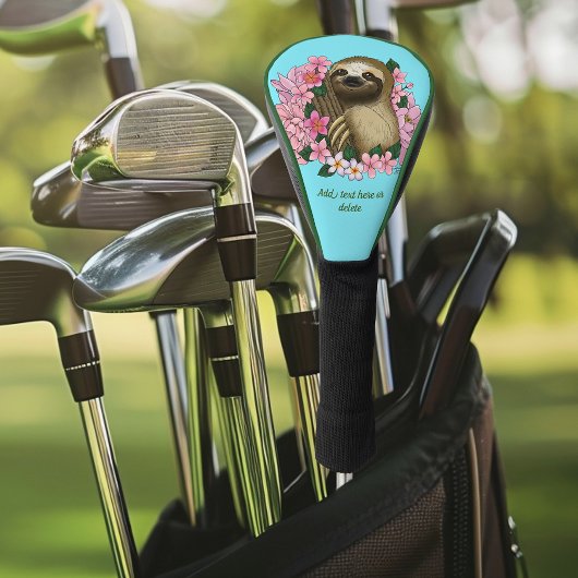 Couvre-club De Golf Fleurs roses parentes