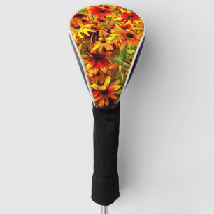 COUVRE-CLUB DE GOLF FLEURS RUDBECKIA