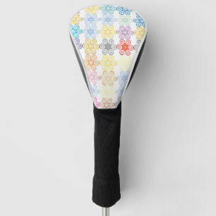 Couvre-club De Golf Fleurs Zazzle_Growshop.