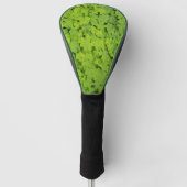 Couvre-club De Golf Floral Shamrock vert brillant (Devant)
