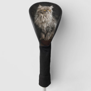 Couvre-club De Golf Fluffy Gris