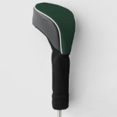 Couvre-club De Golf Forêt solide vert foncé (Incliné)