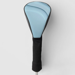 Couvre-club De Golf Formes incurvées en bleu avec espace de copie