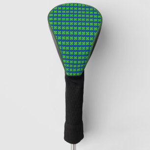 Couvre-club De Golf Four Leaf Clovers St. Patrick's Day Lucky Blue