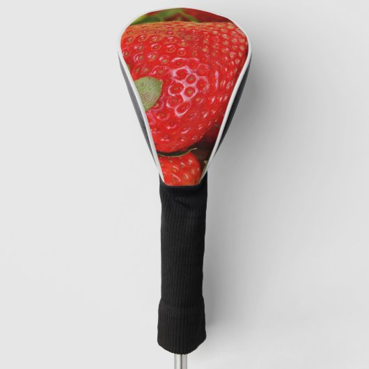 Couvre-club De Golf Fraises Rouges Sucrées (Devant)