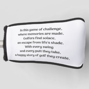 Couvre-club De Golf Frisson de golfeur