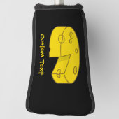 Couvre-club De Golf Fromage jaune (Tourné à 90°)