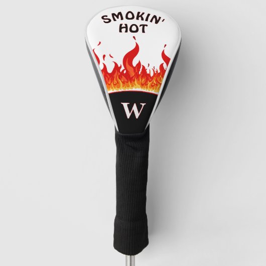 Couvre-club De Golf Fumer Flammes chaudes (Devant)