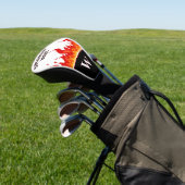Couvre-club De Golf Fumer Flammes chaudes (In Situ)