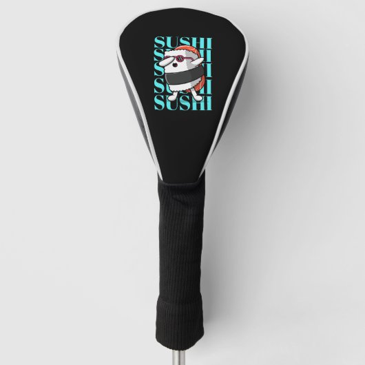 Couvre-club De Golf Fun Kawaii Sushi Dab (Devant)