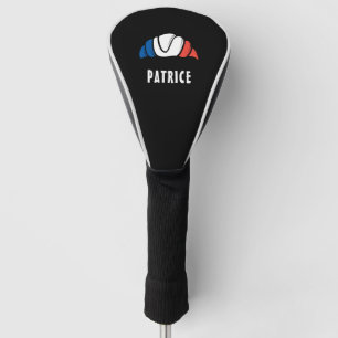 Couvre-club De Golf Fun Nom Personnalisé Cool Français France Drapeau