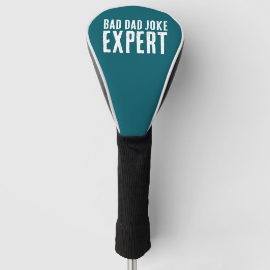 Couvre-club De Golf Funny Bad Papa Plaisanter Expert BOLD TYPOGRAPHIE (Devant)