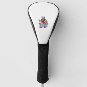Couvre-club De Golf Funny Dachshund Chien Weenie Saucisse Hotdog Sandw
