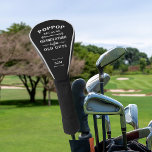 Couvre-club De Golf Funny Poppop grand-père Monogramme<br><div class="desc">Grand-père est pour les vieux, donc il est Poppop à la place ! Cette excellente couverture de conducteur de citation est parfait pour la Fête des pères, les anniversaires, ou pour célébrer un nouveau grand-père ou grand-père à être qui aime le golf. Le design présente le dicton "Poppop, parce que...</div>