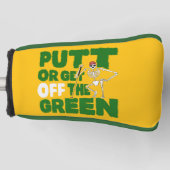 Couvre-club De Golf Funny Putting Trash Talk Putt Or Get Off Green (Devant)