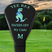 Couvre-club De Golf Funny Tee Rex Dinosaur Joke Custom Monogram