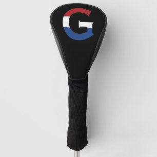 Couvre-club De Golf G Monogramme superposé sur l'indicateur NLD sur le