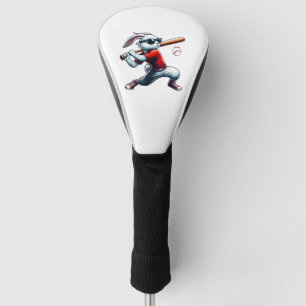 Couvre-club De Golf Garçons Enfants Lapin de Pâques Heureux Jouant au
