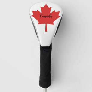 Couvre-club De Golf Garde-tête de golf du drapeau canadien