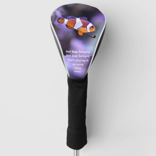 Couvre-club De Golf Gardez Juste Pnager Clown Fish Golf Driver (Devant)