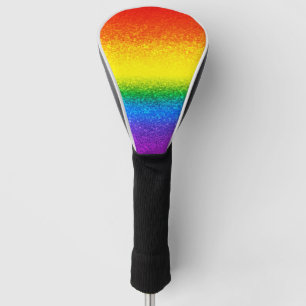 Couvre-club De Golf Gay Pride Gay Pride Parties scintillant arc-en-cie