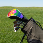 Couvre-club De Golf Gay pride Rainbow Heart LGBTQ Égalité (In Situ)