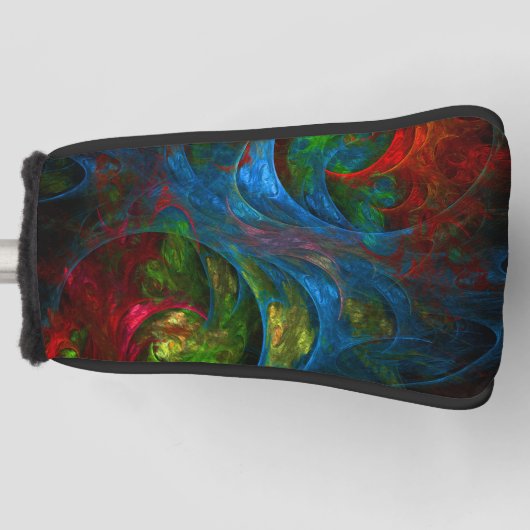 Couvre-club De Golf Genèse Bleu Art Abstrait (Devant)