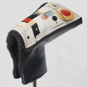 Couvre-club De Golf Géométrie Artistique Rétro (Devant 3/4)