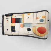 Couvre-club De Golf Géométrie Artistique Rétro (Devant)