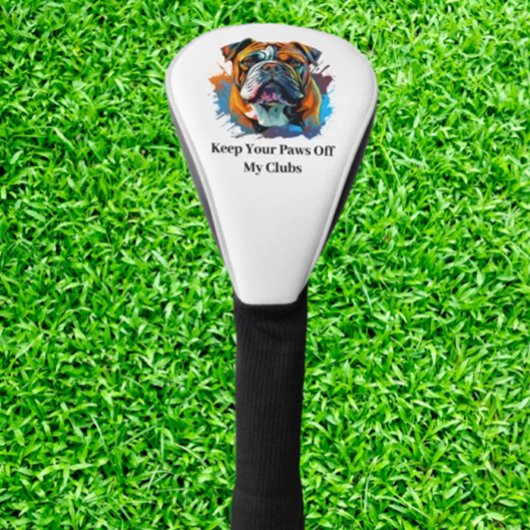 Couvre-club De Golf  Gift for Bulldog-Loving Golfers